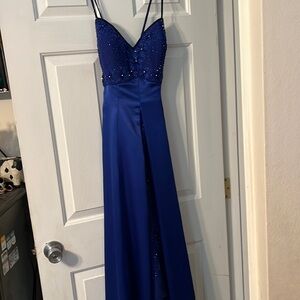 Vintage Alyce design dark blue dress size 10